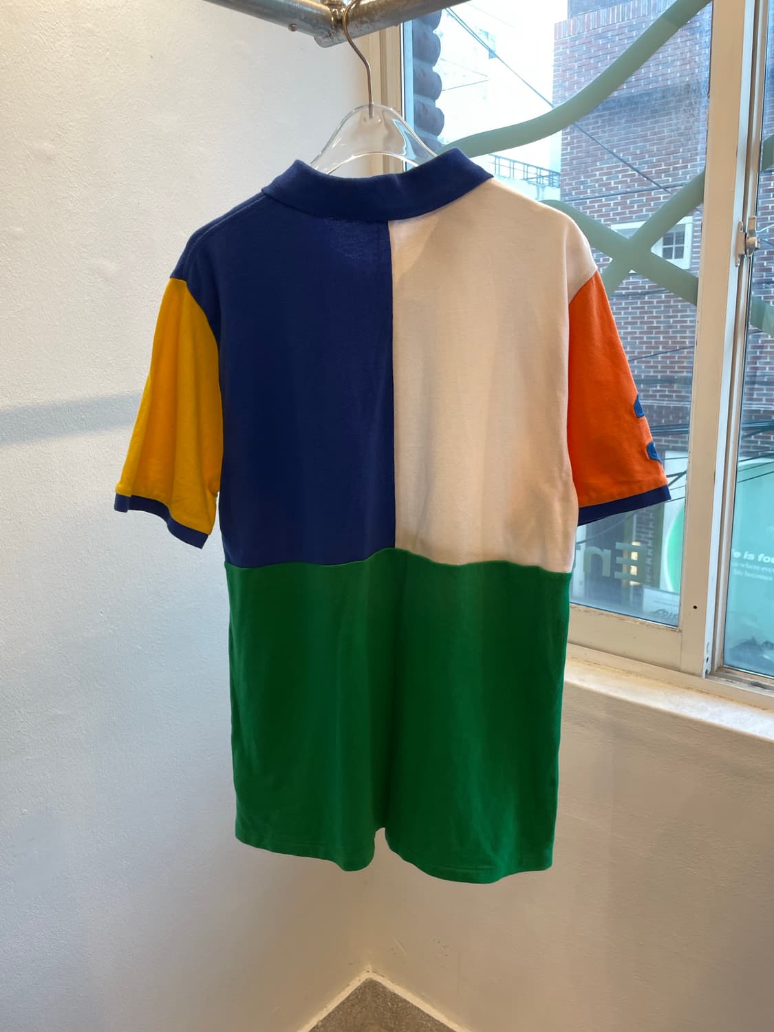 Polo color block collar t  상품이미지5