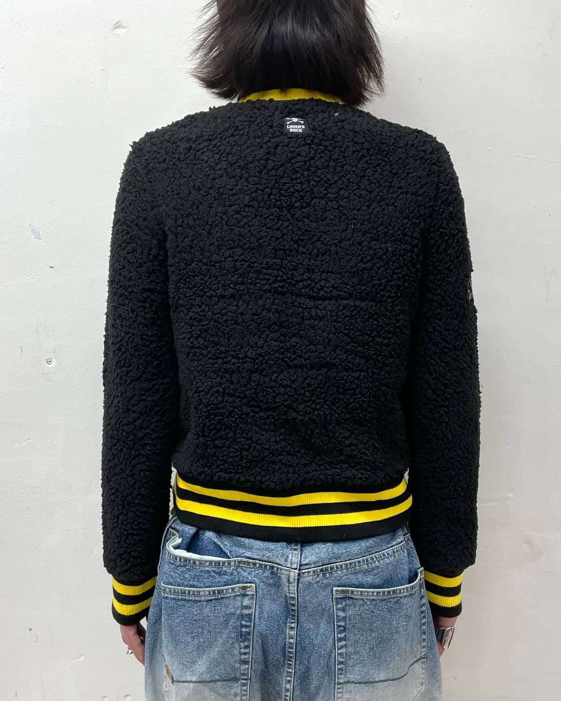 Psycho Demon Yellow Stud Fleece Jacket  상품이미지2