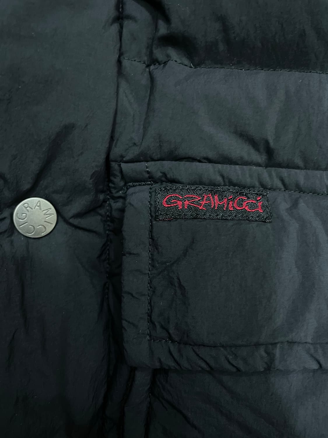 그라미치 다운 푸퍼 패딩 점퍼 블랙 상품이미지5