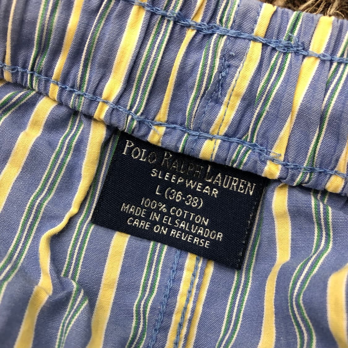 L 폴로 랄프로렌 스트라이프 잠옷 파자마 홈웨 상품이미지6