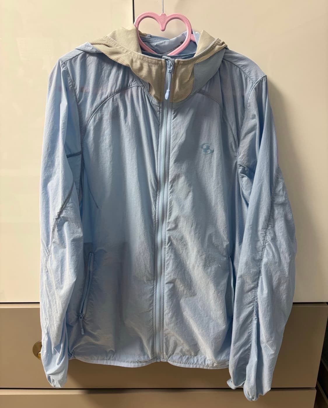 산산기어 스트림 라인 후드 자켓 스카이 블루1사이즈 상품이미지2