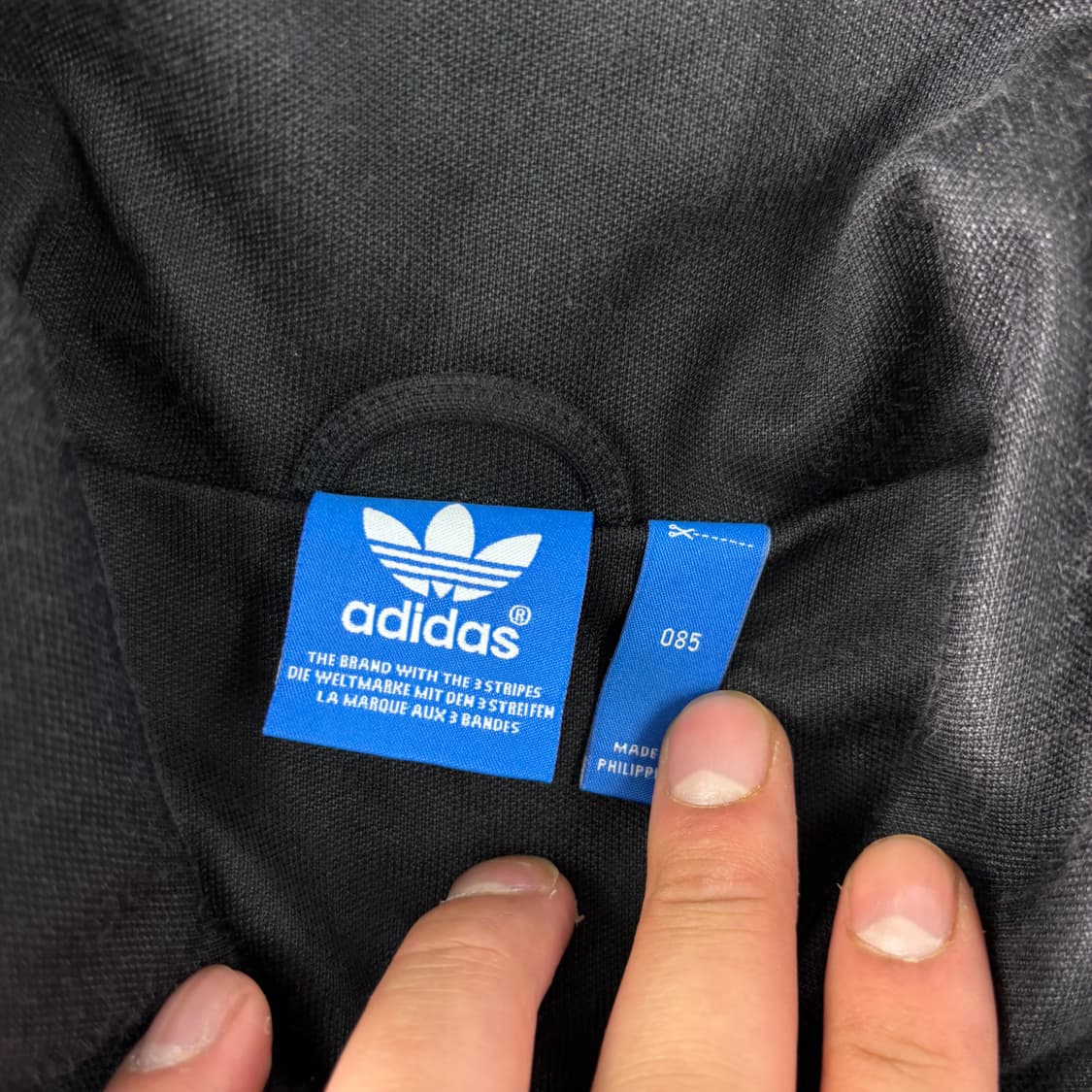 W 90 아디다스 유로파 블랙 트랙탑 져지 상품이미지3