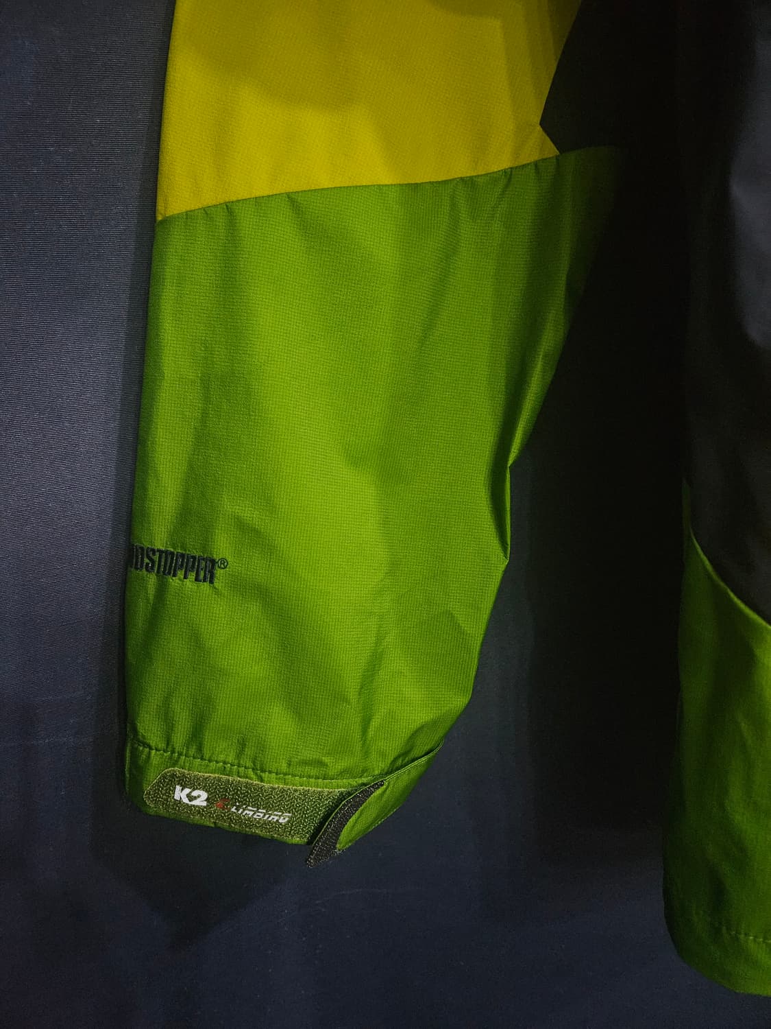 케이투 윈드스토퍼 배색 남성 110 등산복 바람막이 자켓  상품이미지5