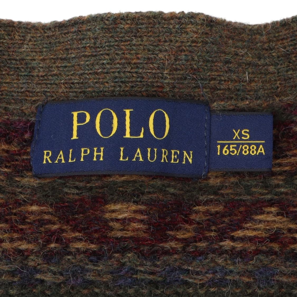 폴로 랄프로렌 카키 페어아일 울 가디건 상품이미지8