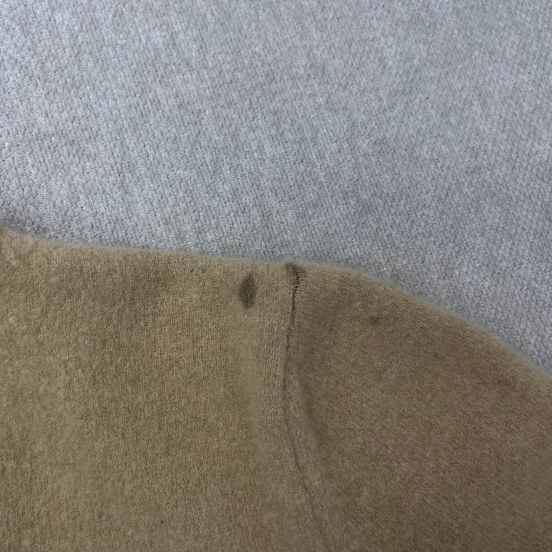 W 95 꼼데가르송 베이지 울 가디건 상품이미지4