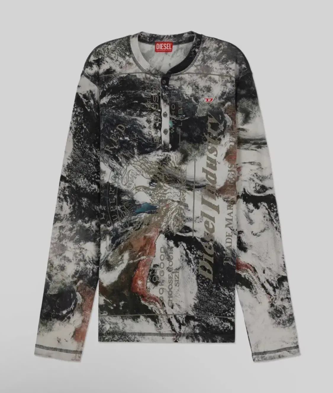 디젤 T JUSER 티셔츠 - 멀티컬러 M 상품이미지1