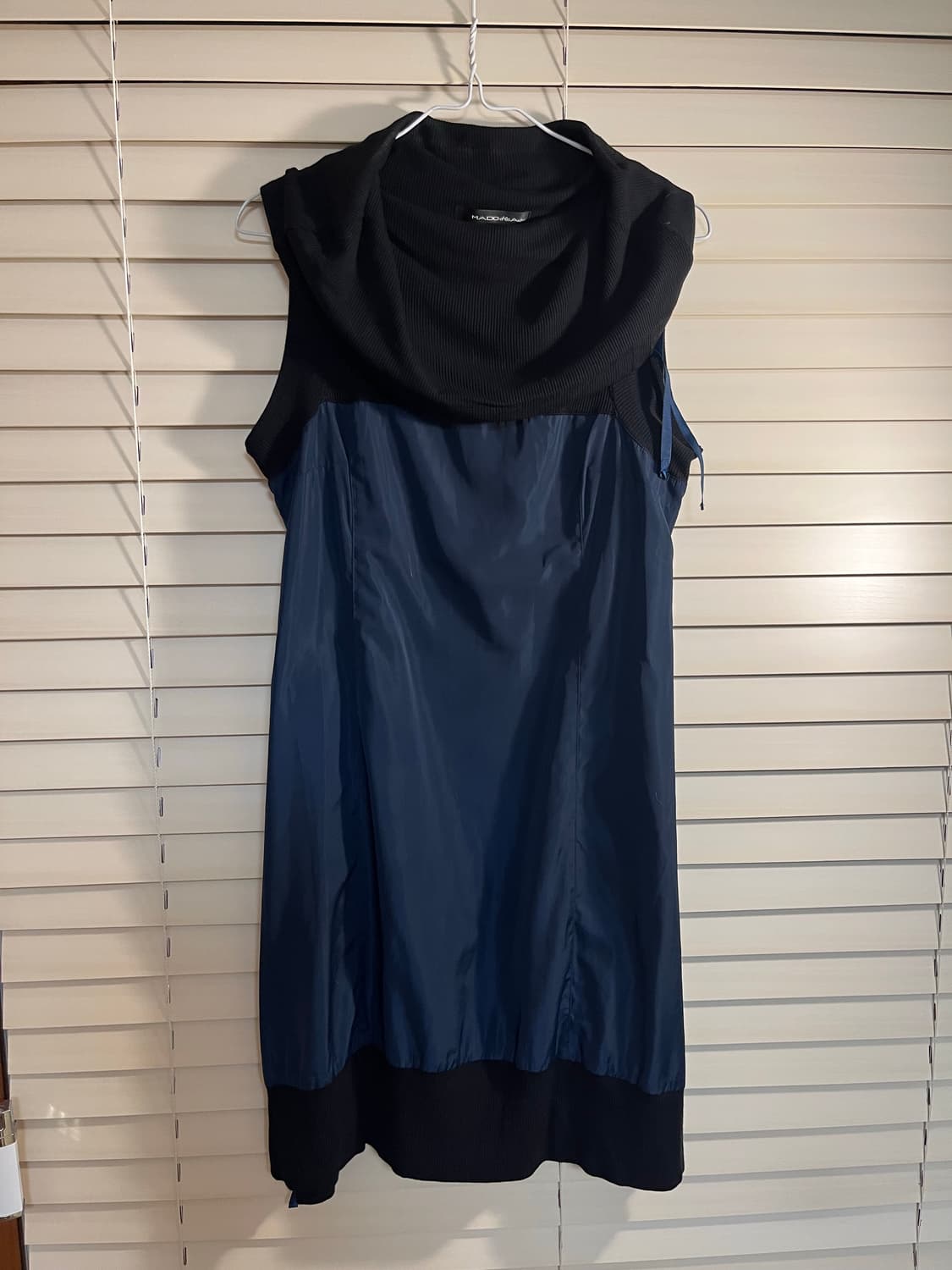 빈티지 네이비 미디 원피스 상품이미지2