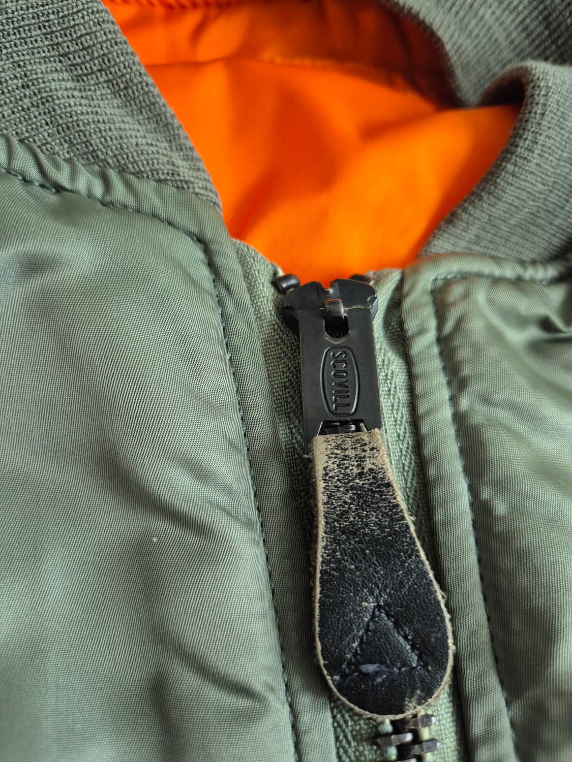 알파인더스트리 68년도Ma-1 정밀복각 Large 상품이미지4