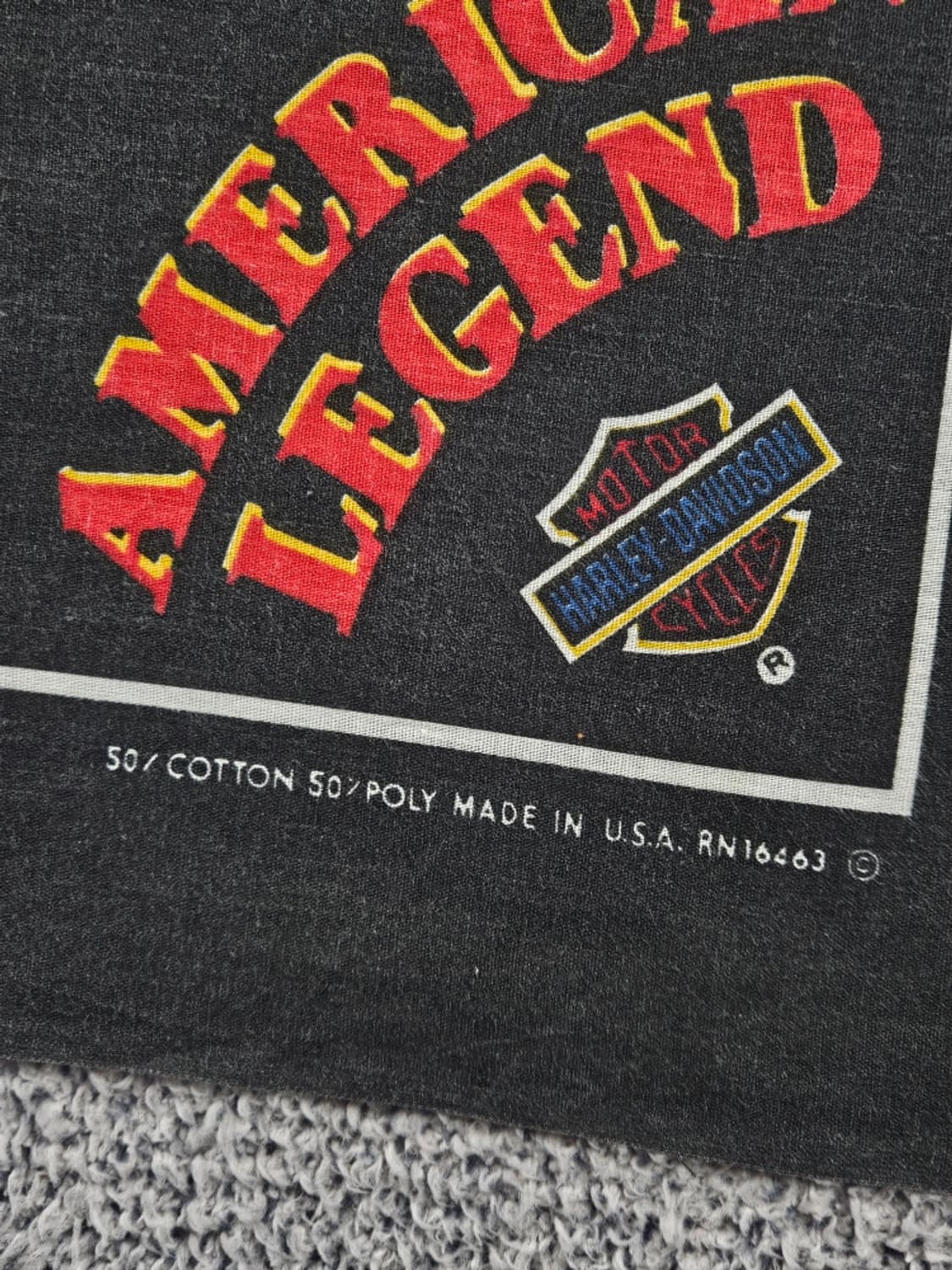 USA 할리 데이비슨 아메리칸 레전드 반다나 (54X54) / 10967 상품이미지2