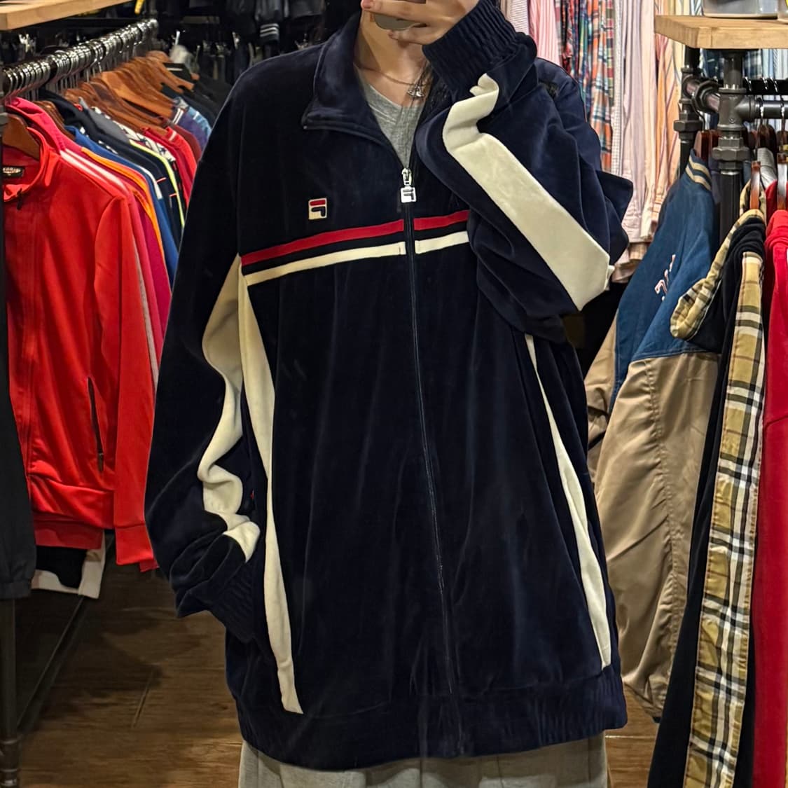 [HI] 휠라 벨벳져지 네이비 상품이미지2