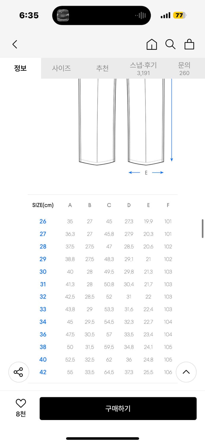 [34] 무신사 스탠다드 calik 스트레이트 데님 팬츠 (워시드 블랙) 상품이미지5