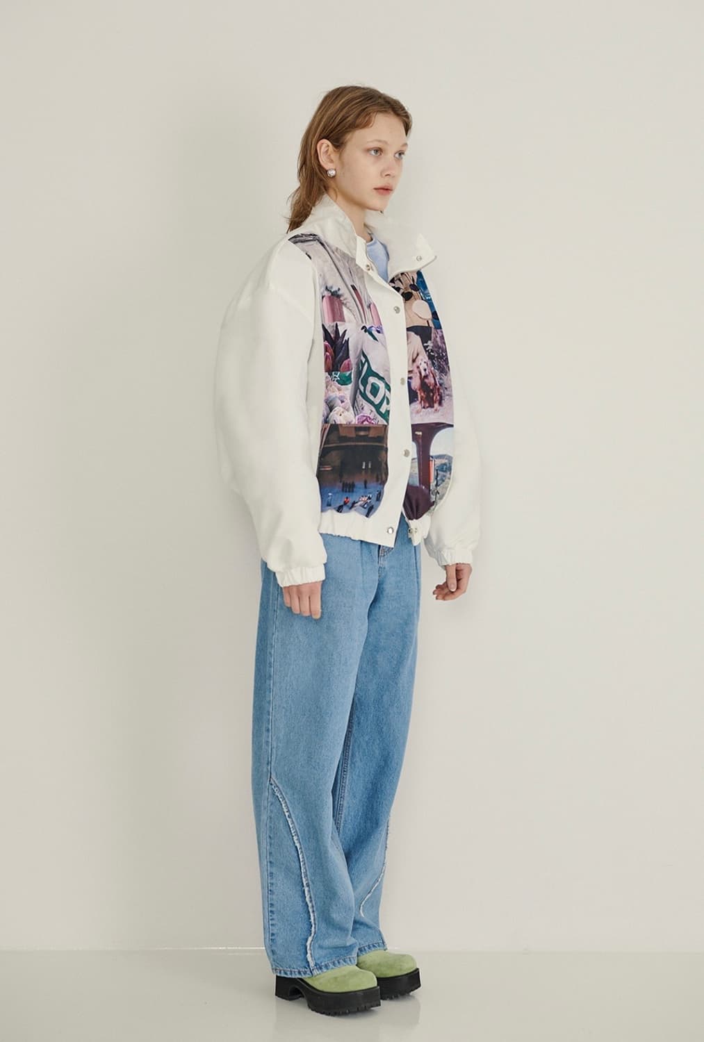 시눈 패치 패딩 상품이미지2