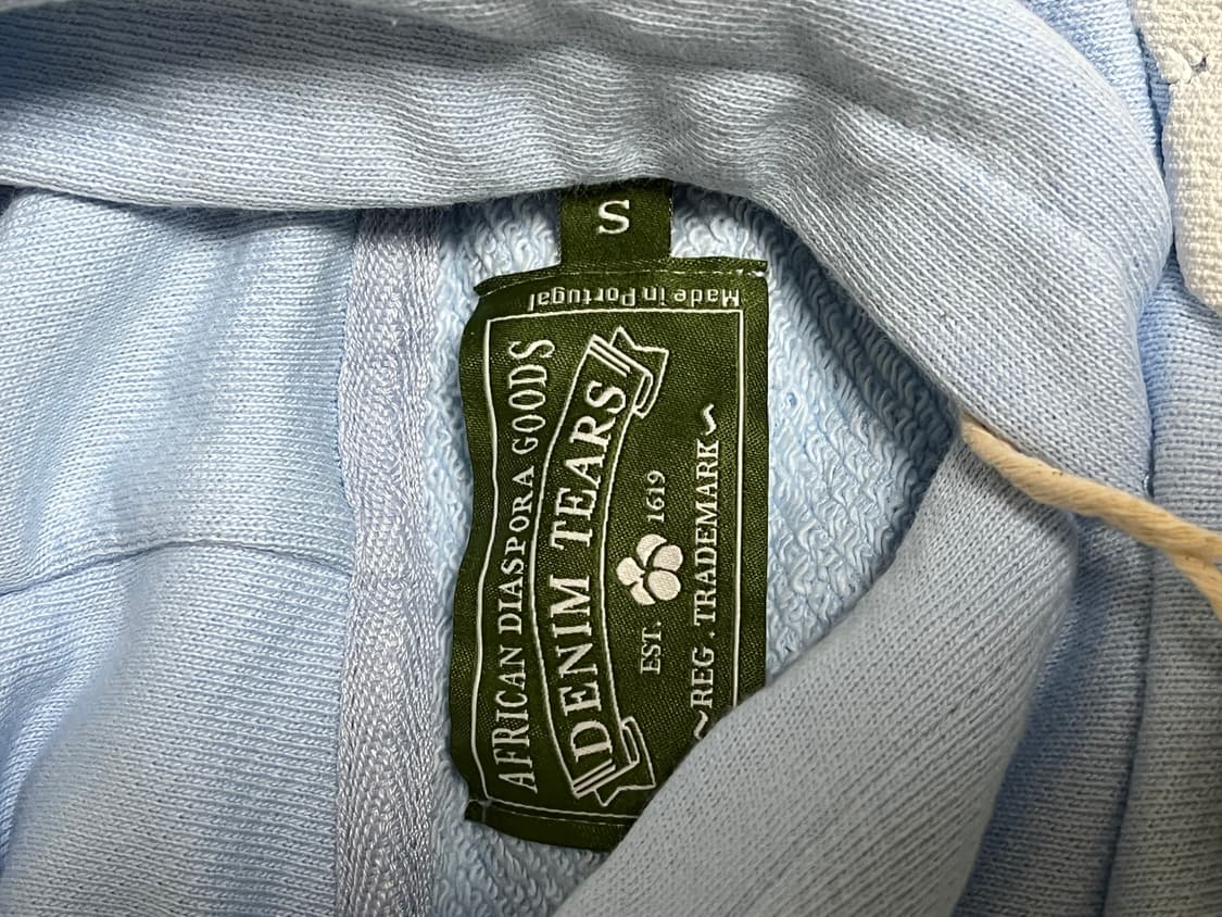 데님티어스 하늘색 후드티 상품이미지7