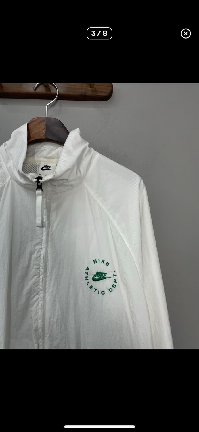 나이키 우븐 백로고 화이트 바람막이 자켓 A3162 상품이미지3