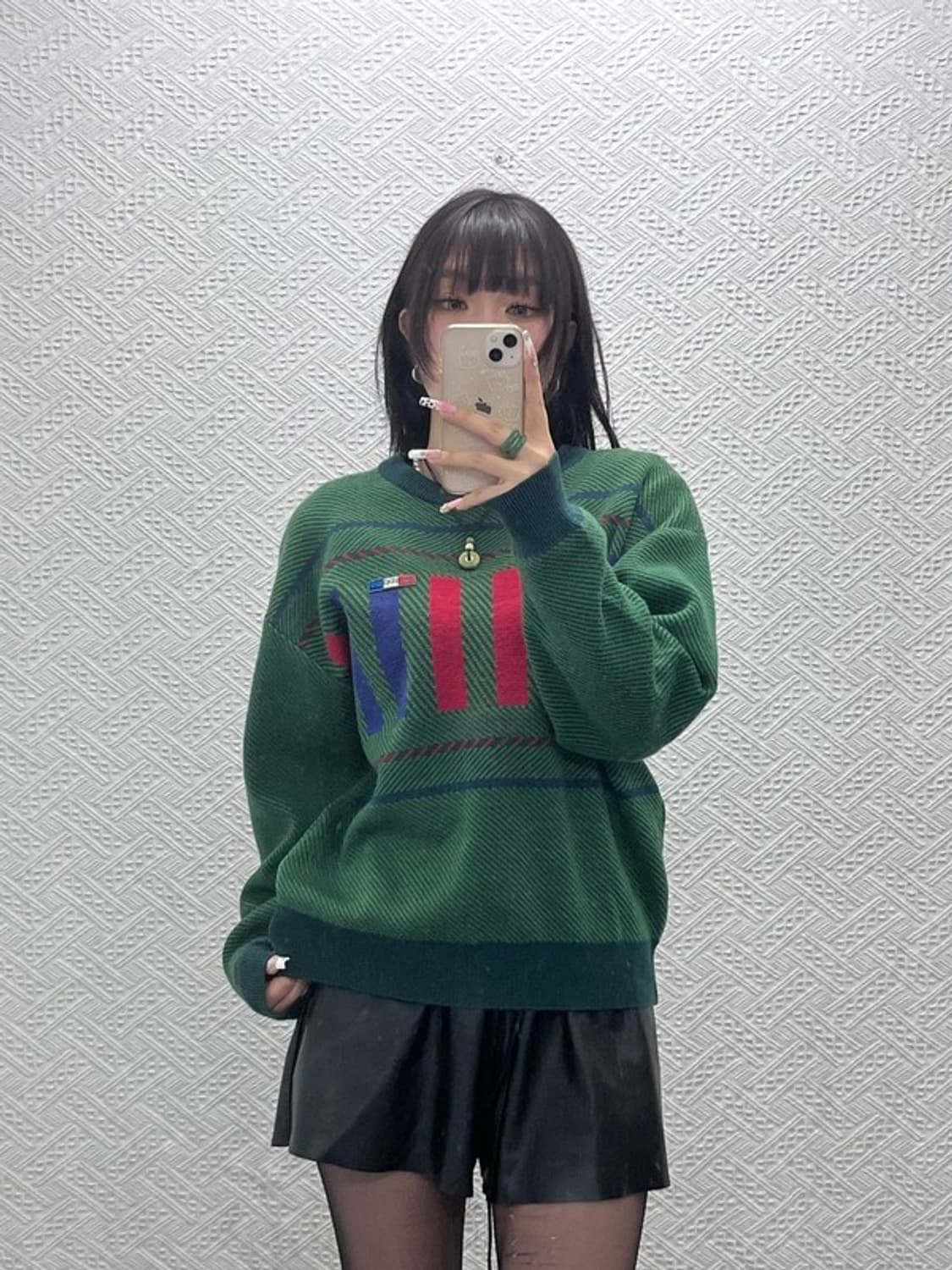 아디다스 희귀 레트로 90's 제우교역 울 니트 100 C11062 상품이미지2