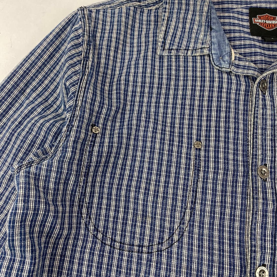 할리데이비슨 엠브로이드 빅로고 포켓 셔츠 (98) 상품이미지9