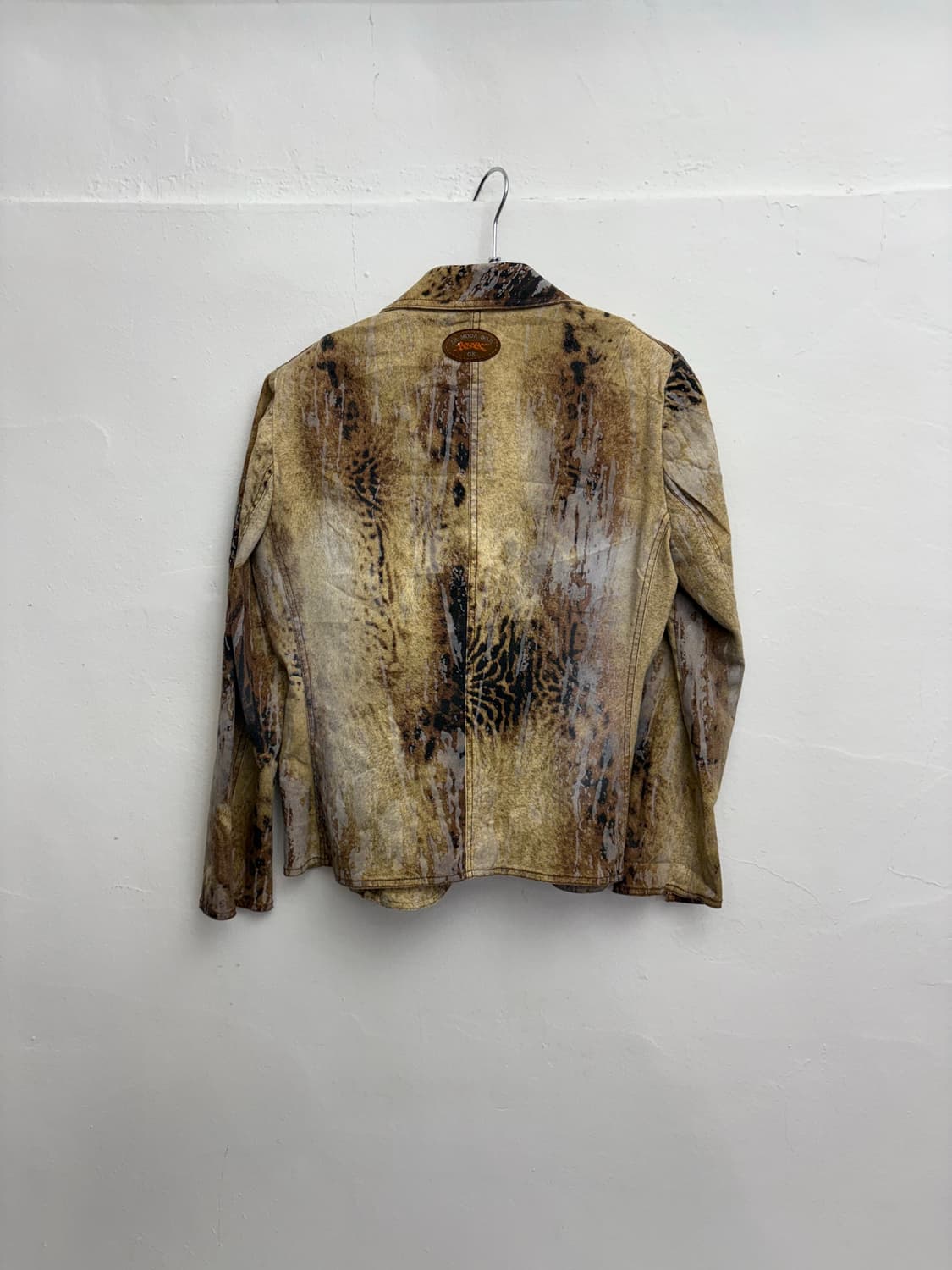 빈티지 쓰리버튼 패턴 자켓 상품이미지2