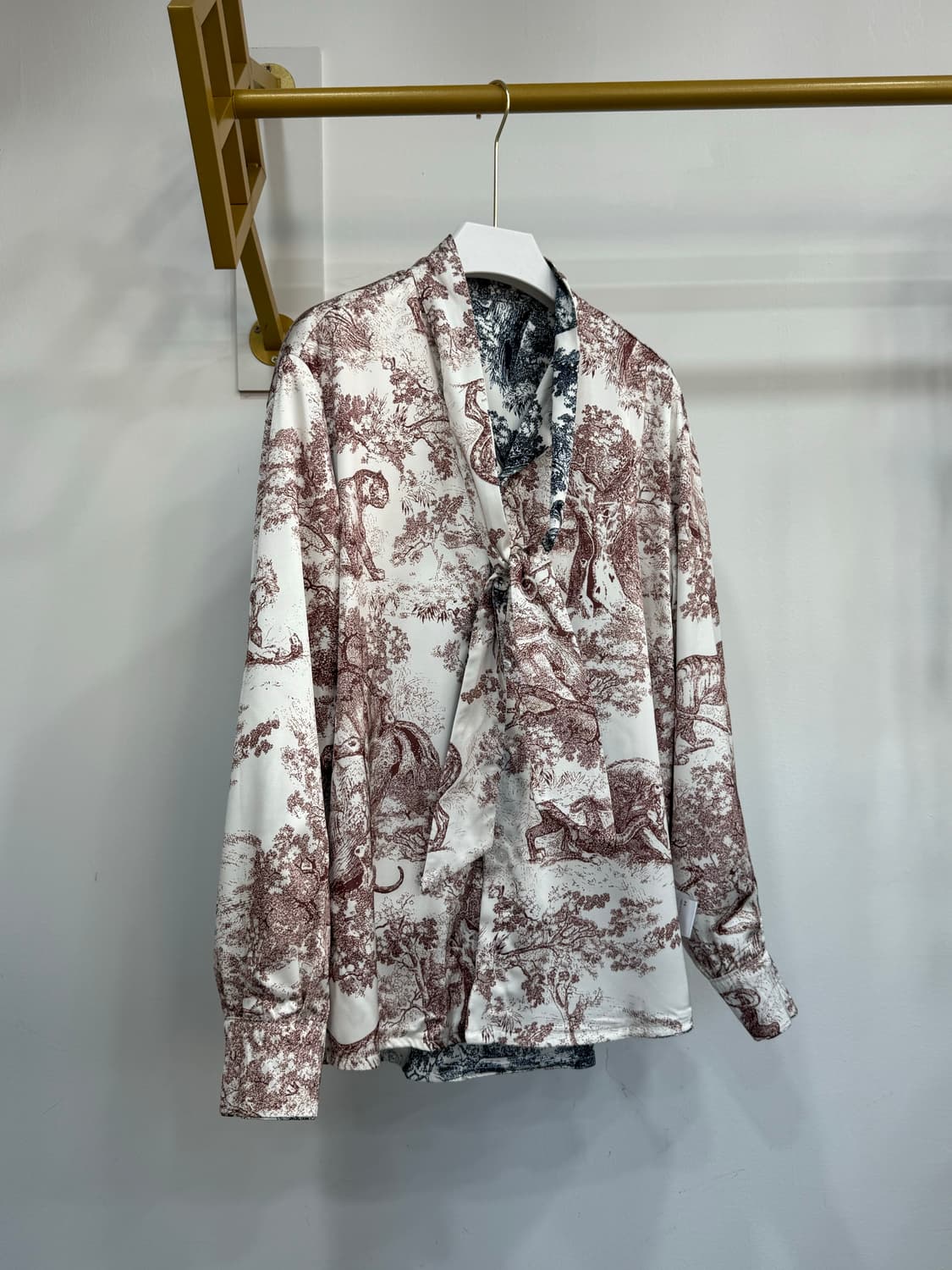 여성 양면  아세테이트 셔츠 점퍼 66  66반까지 상품이미지4