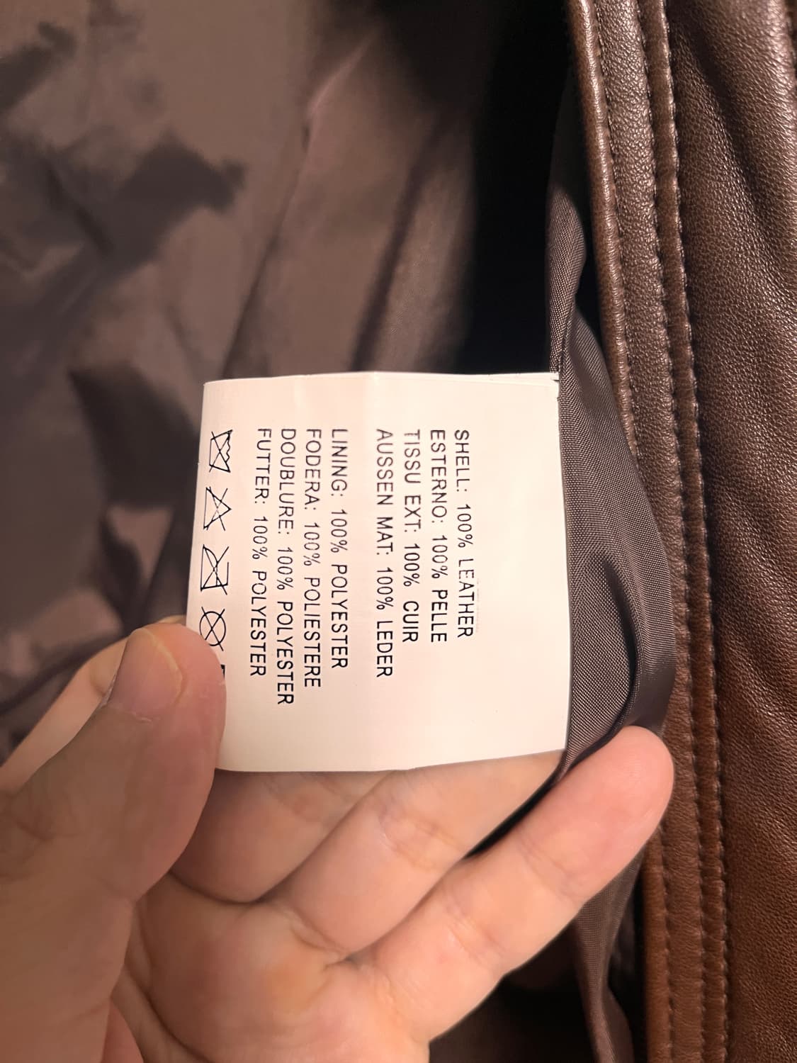 파라점퍼스   가죽 자켓 점퍼  M 상품이미지5