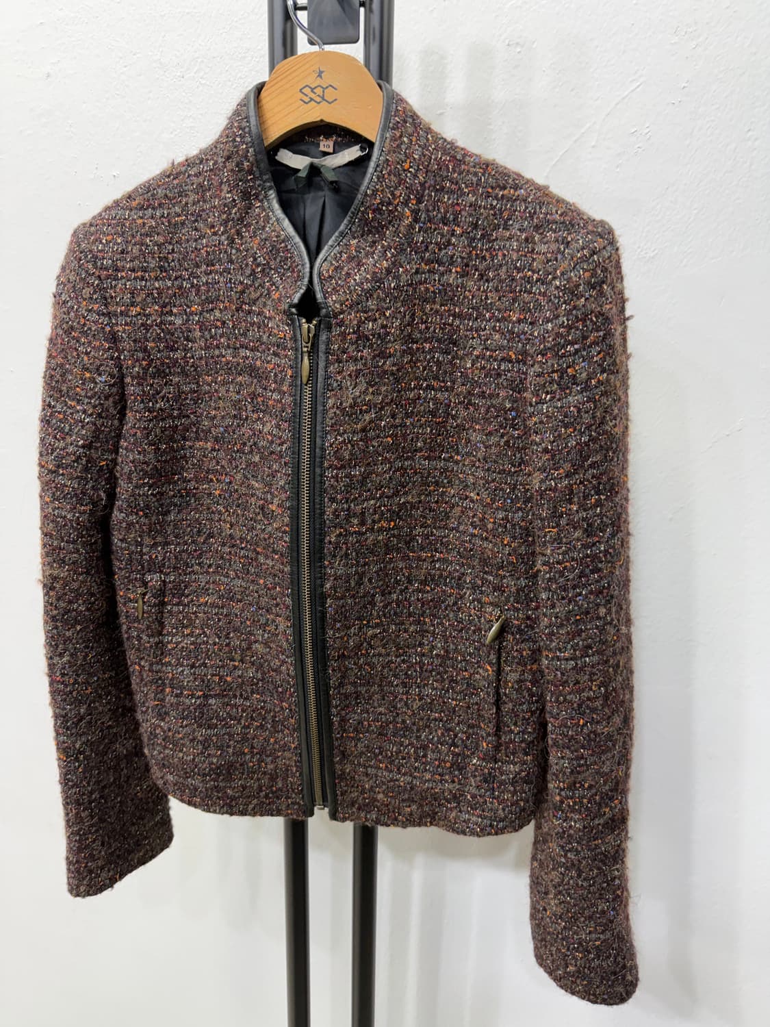 정품) JIGSAW 직쏘 여성 트위드자켓 10(55) 상품이미지3