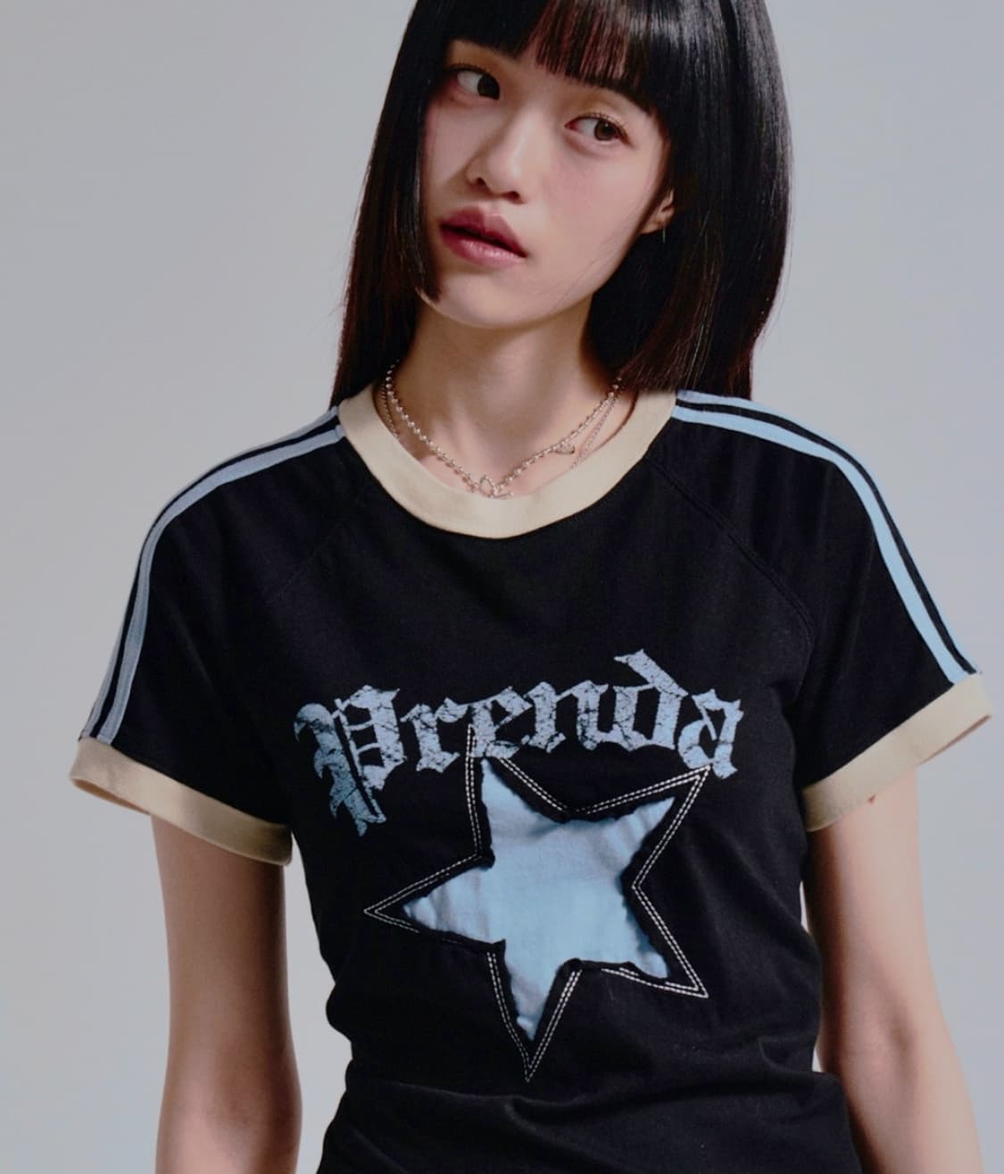 프렌다 링거 반팔티  상품이미지7