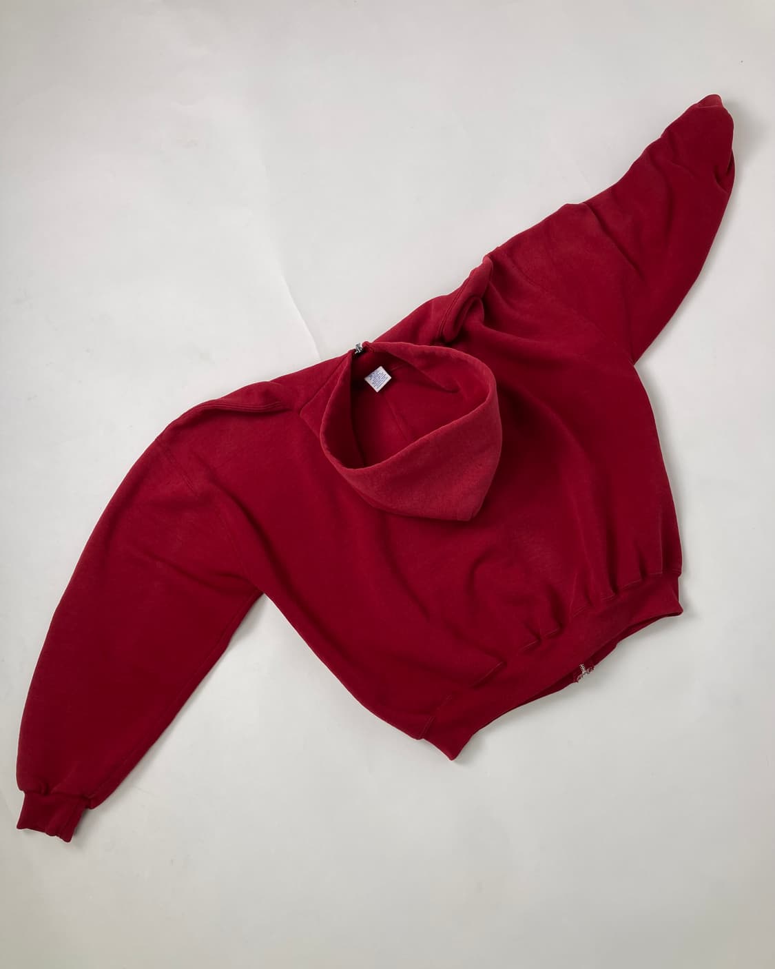 90s Russell Zip Up Hoodie (red) 상품이미지2