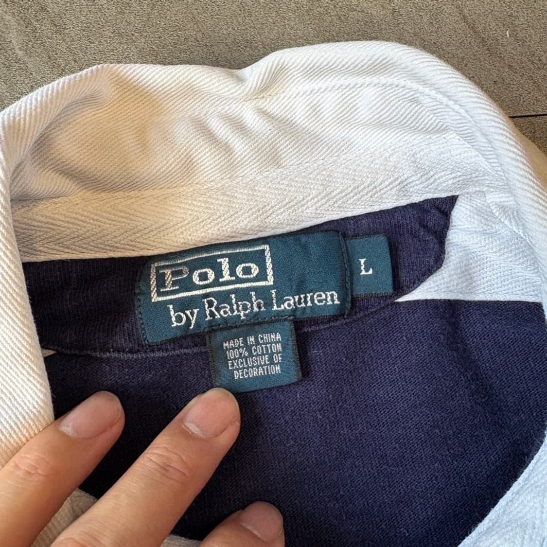 폴로 정품 스트라이프 럭비 pk 티셔츠  상품이미지5