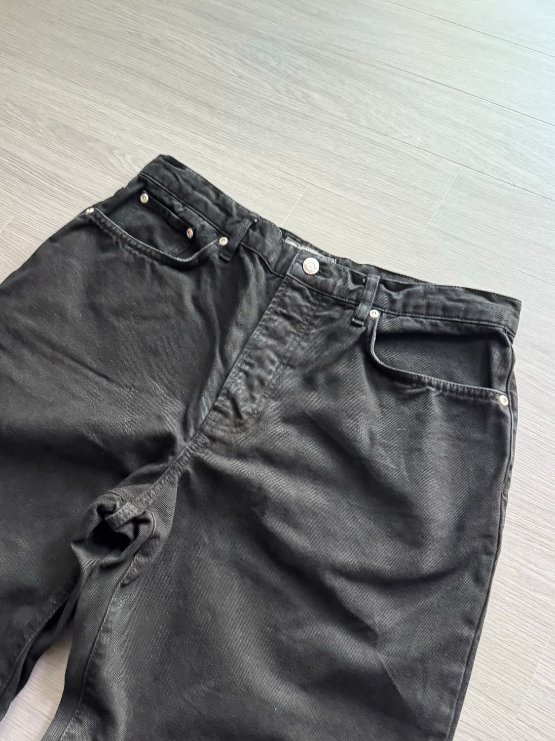 스투시 빅올진 워시드 캔버스 블랙 상품이미지2