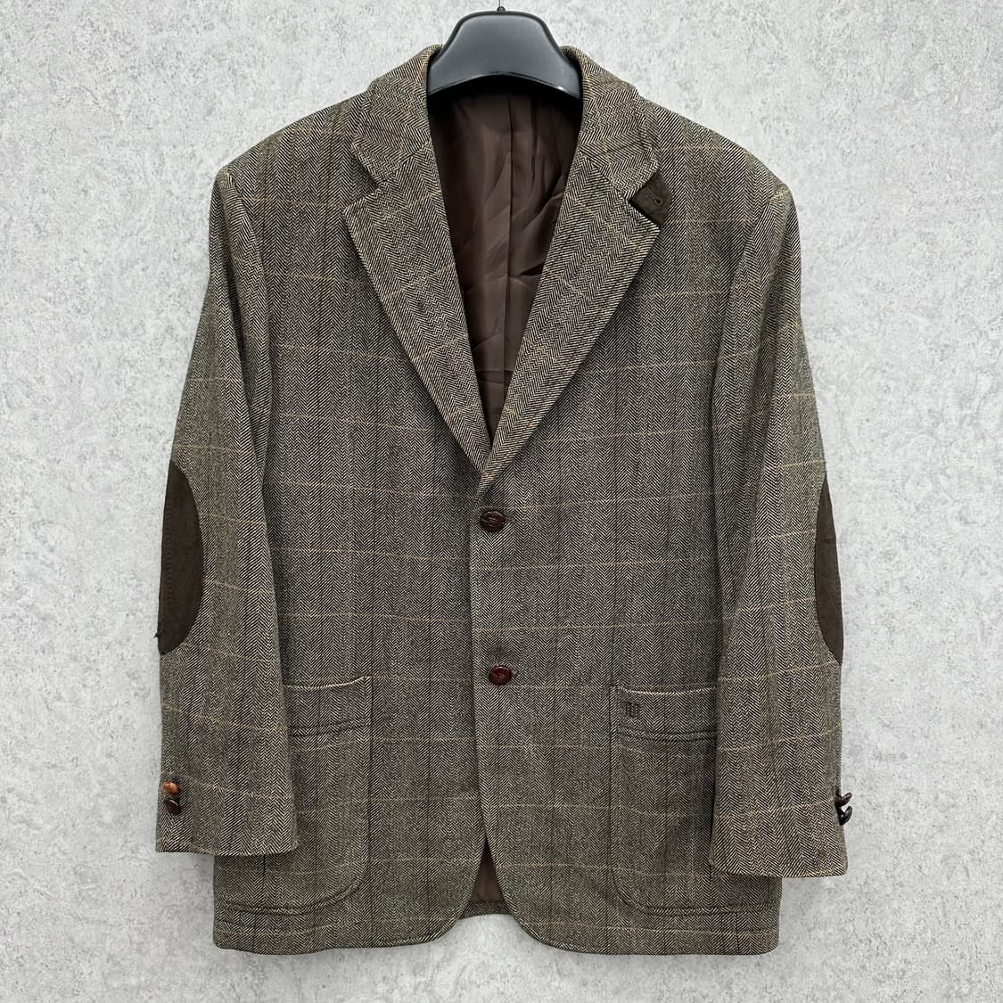 95 마에스트로 남자 캐시미어 헤링본 블레이져 자켓 상품이미지1