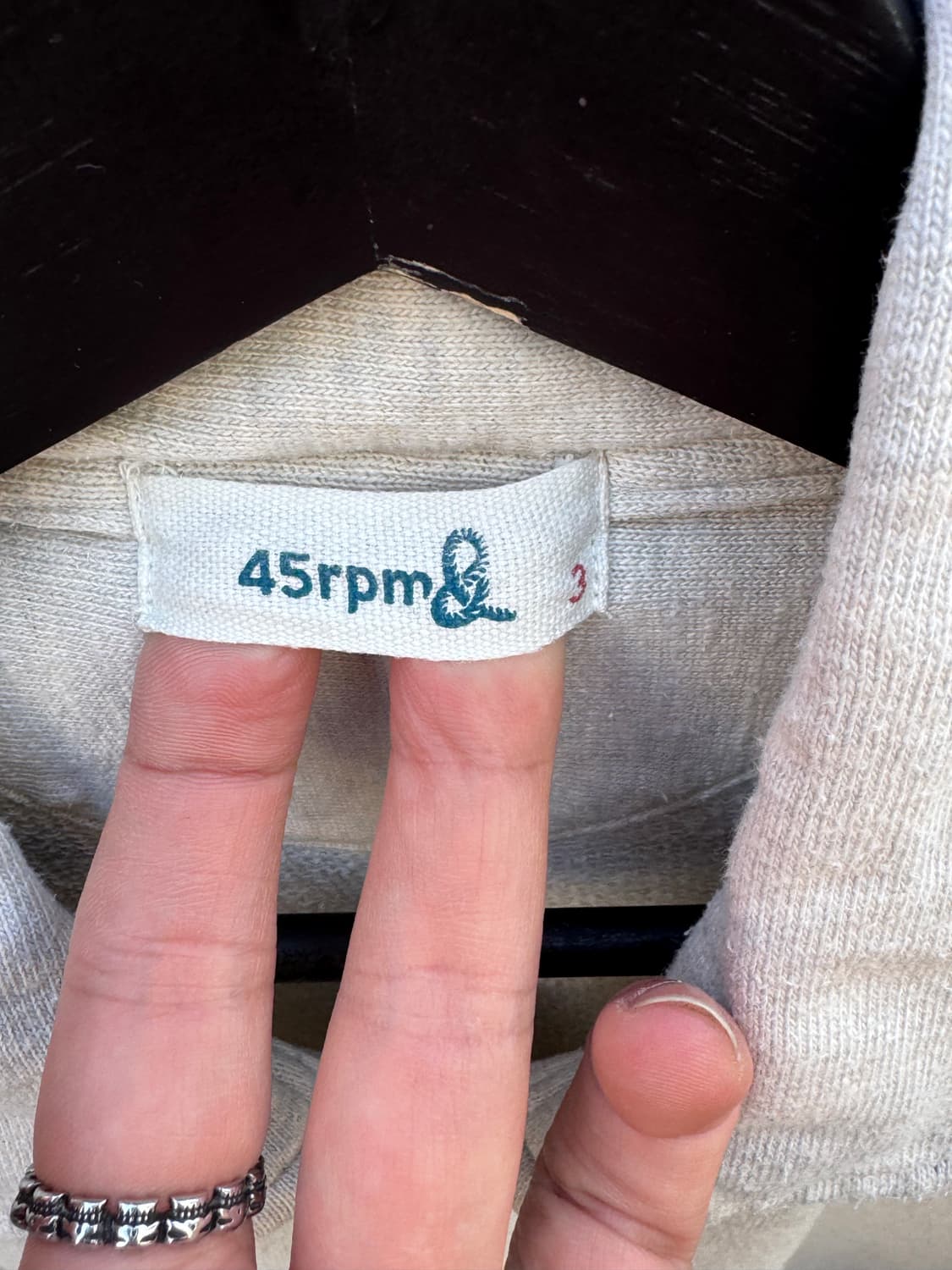 45rpm 버튼업 코튼 가디건  상품이미지3