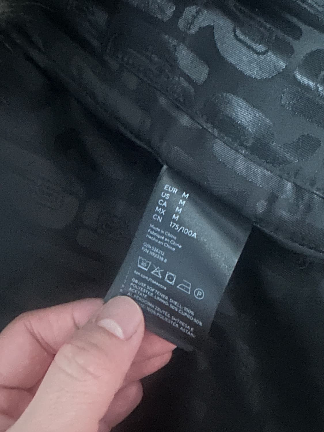 h&m rabanne 퍼자켓 M 사이즈 상품이미지5