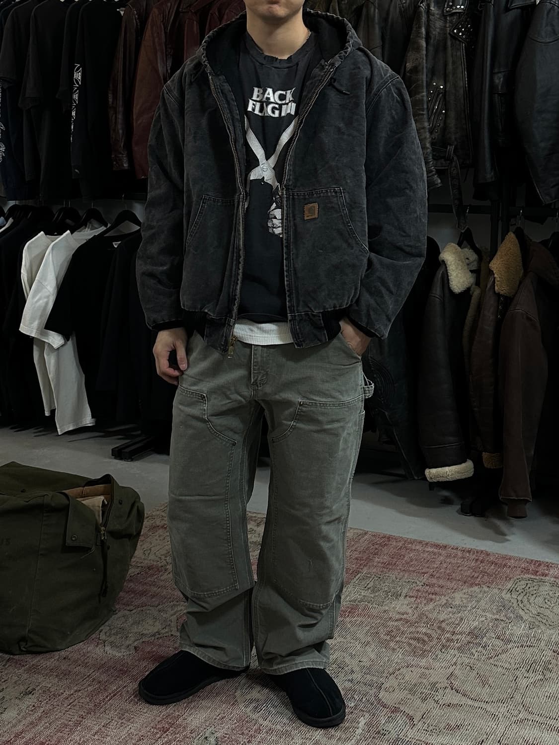 00's OG 칼하트 J130 액티브 자켓 칼하트 BLK 아이유 상품이미지2