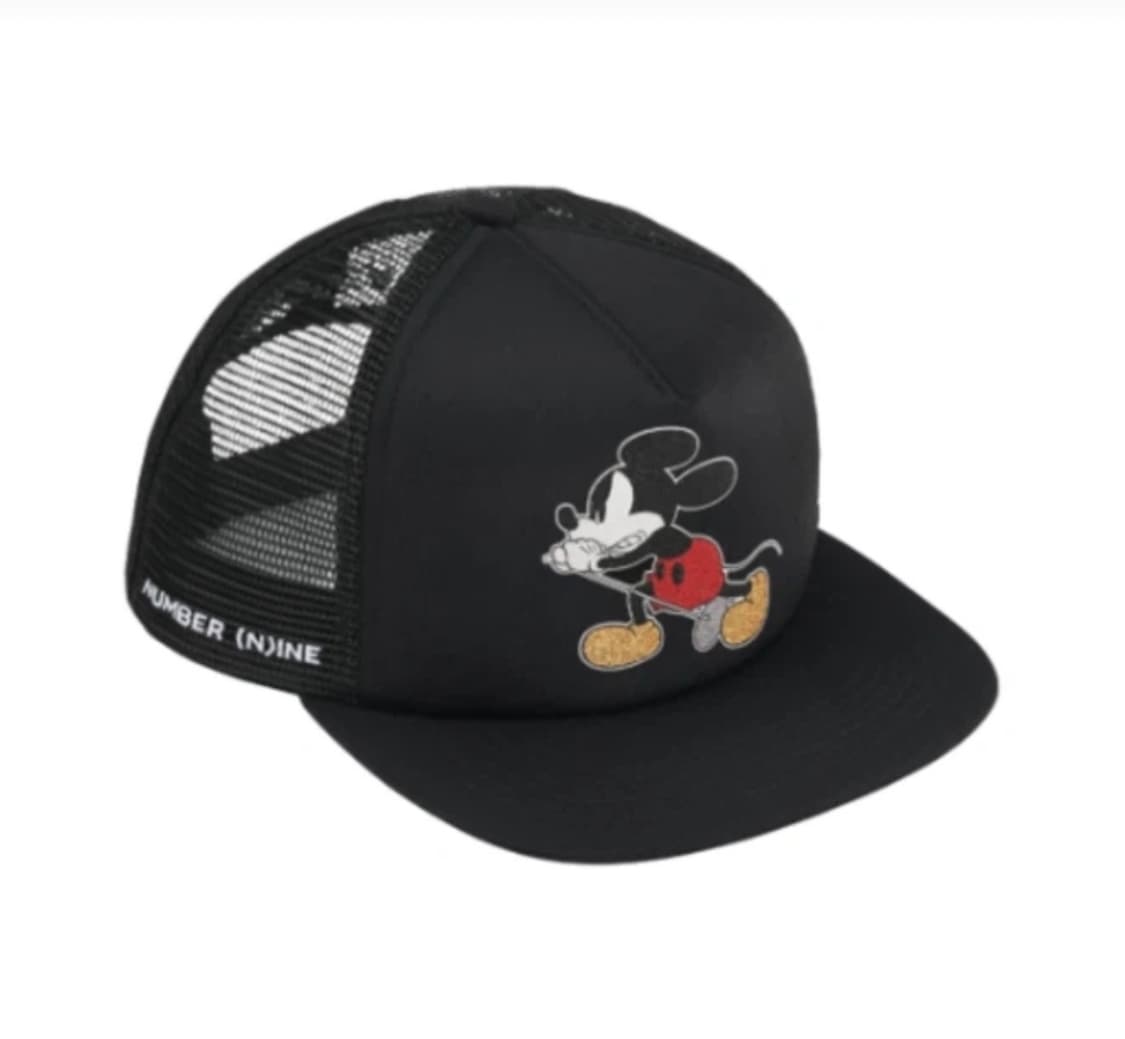 슈프림 넘버나인 미키마우스 캡 블랙 상품이미지1