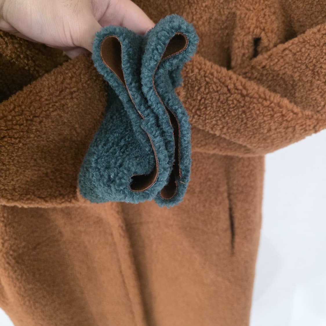 TILBURY 테디베어 롱코트 85-88-155 상품이미지4