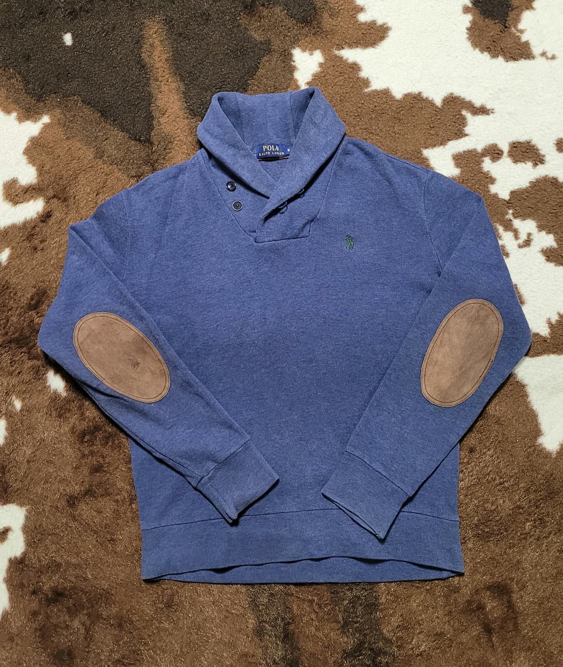 폴로 랄프로렌 남녀공용 숄칼라 면 스웻셔츠(S) 상품이미지1