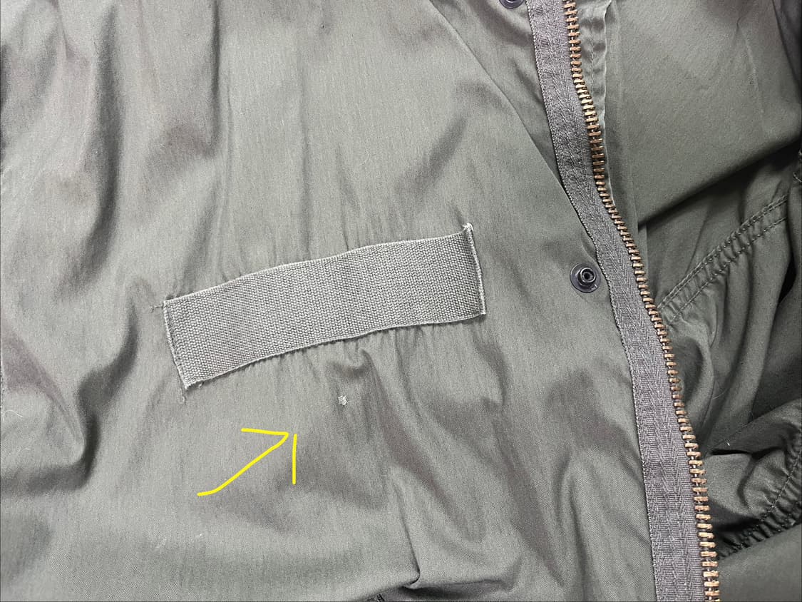 80s OG M65 피쉬테일 오리지널 개파카 M 상품이미지8