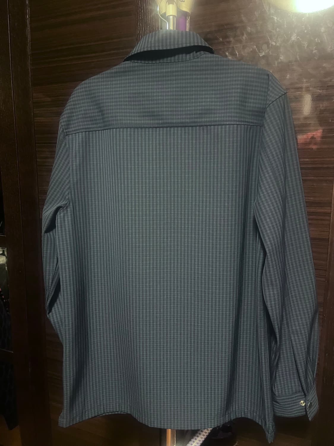 [남성XS]COS 코스 릴렉스드핏 네이비 체크패턴 자켓 상품이미지2