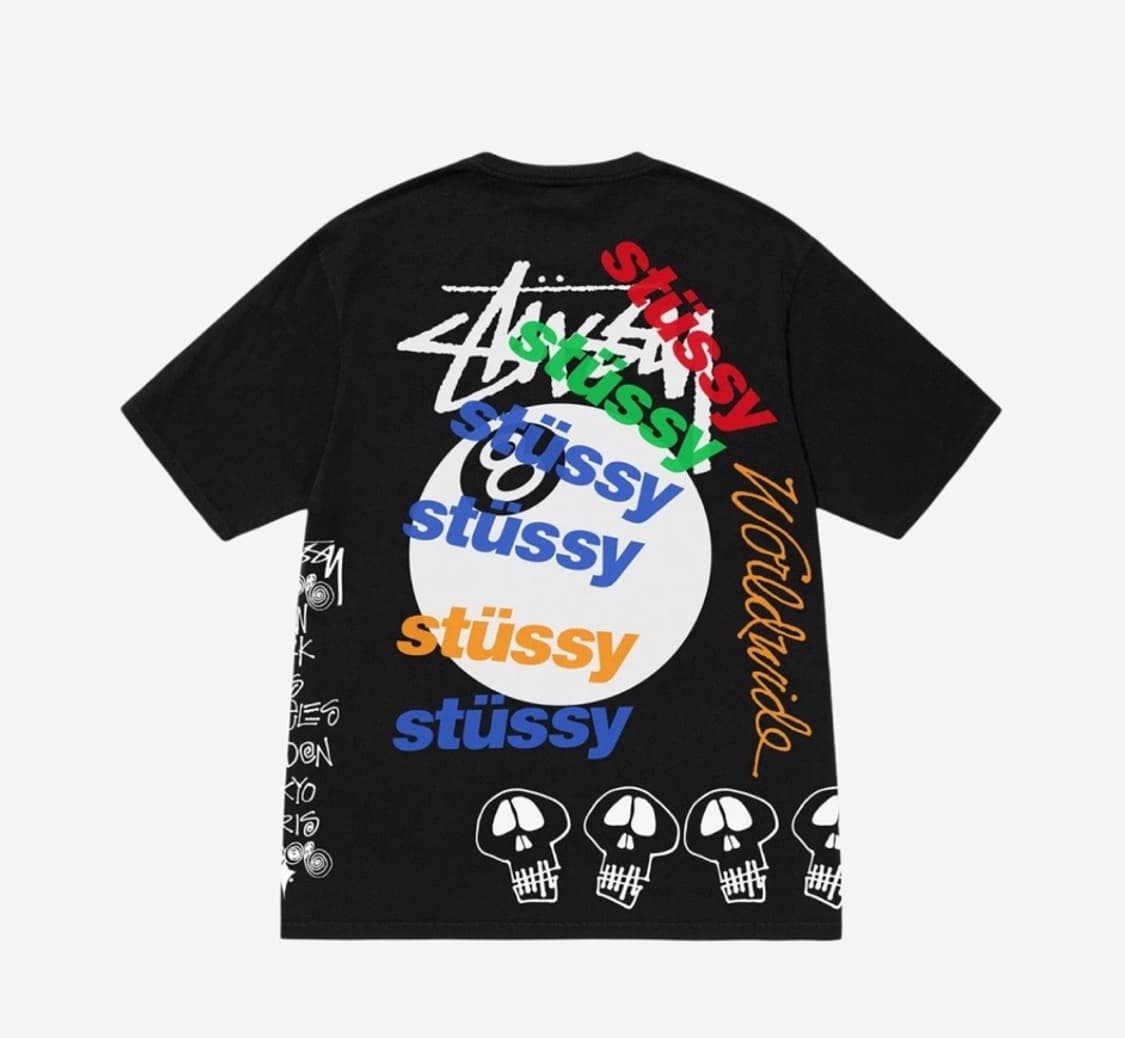 스투시 테스트 스트라이크 피그먼트 다이드 티셔츠 블랙(매장구매,택보유,비 상품이미지1