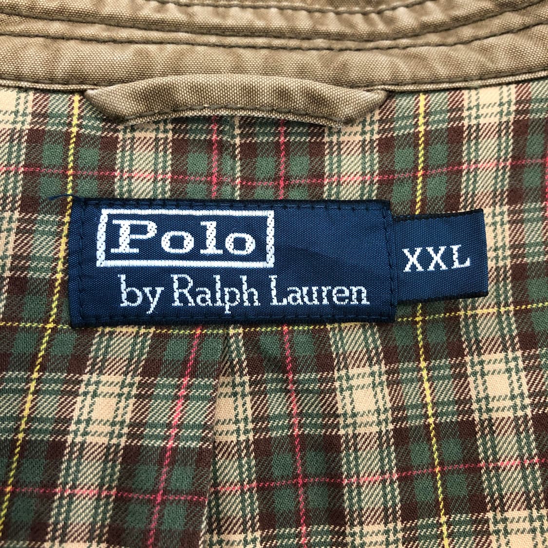 폴로 랄프로렌 빈티지 코튼 쉘 해링턴 스윙자켓 XXL 상품이미지6