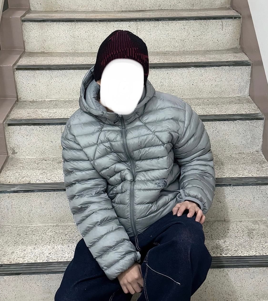 노스페이스 벤투스 온 패딩 실버 xxl 상품이미지1