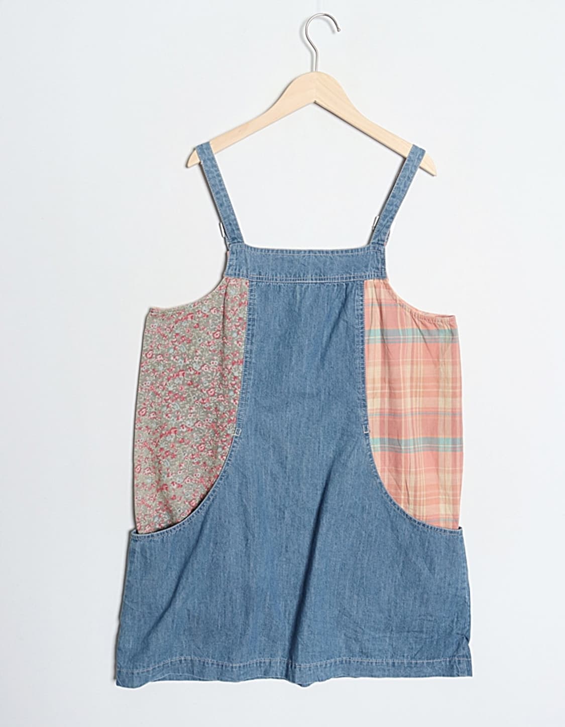 marshmallow crown Denim Jumper Skirt 상품이미지6