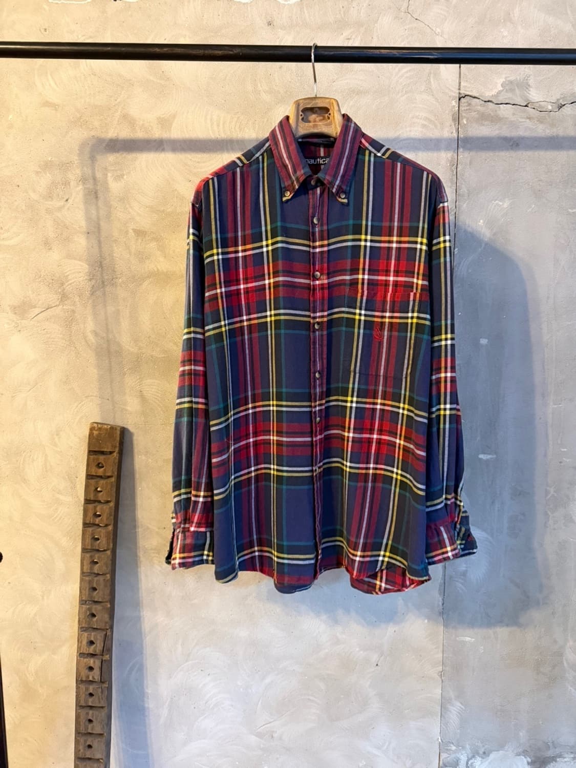 노티카 버튼다운 체크셔츠 남성100-105 상품이미지9