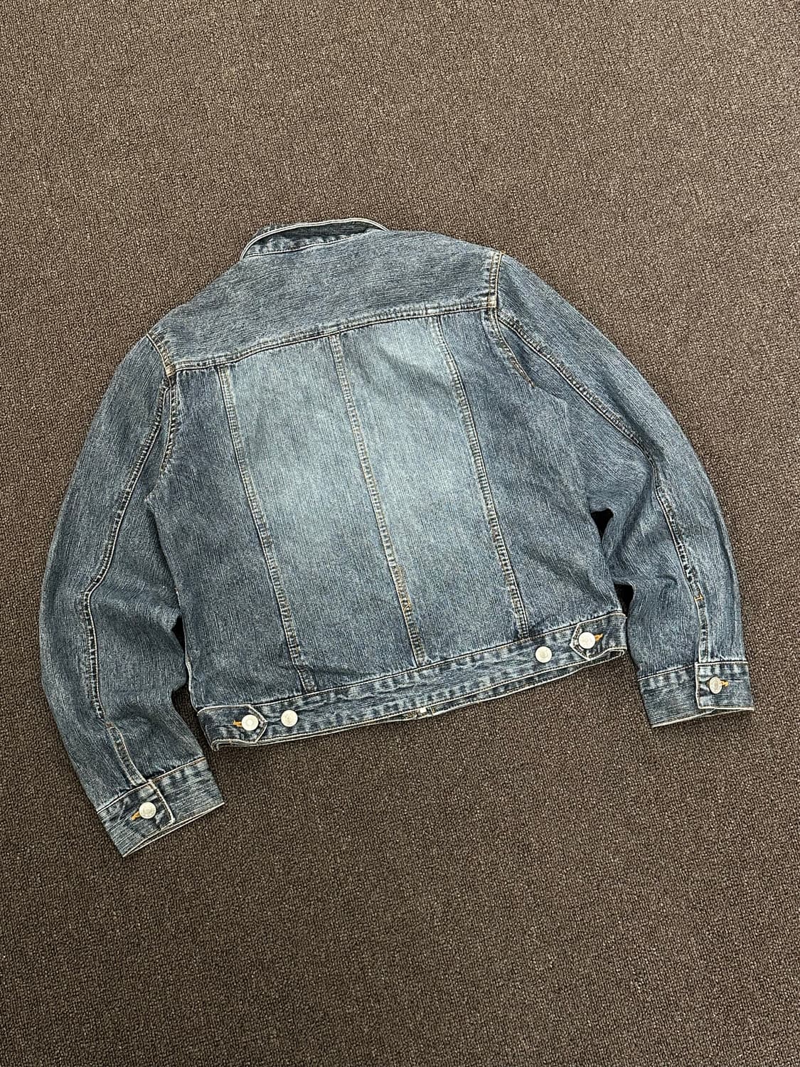 L)Avarice 빈티지 여성 비즈 디테일 데님 집업 자켓 상품이미지4