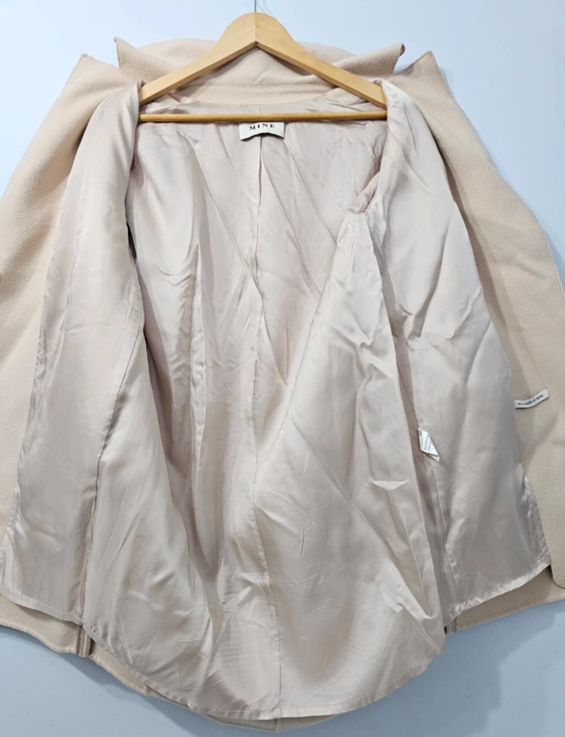 한섬 마인 MINE 핸드메이드 캐시미어 오버핏 코트 ~FREE 상품이미지2