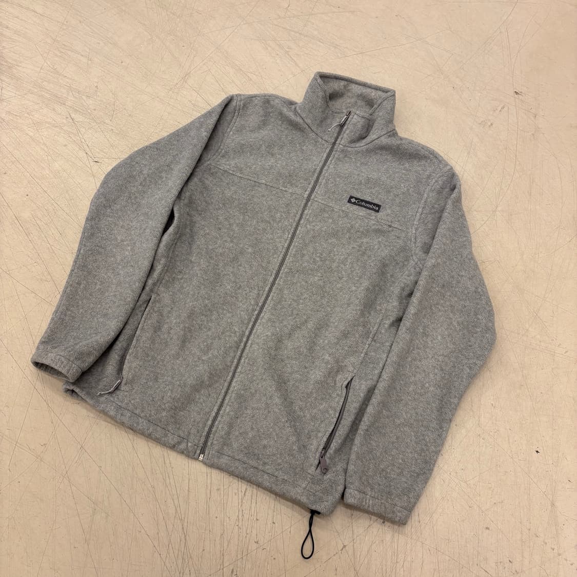 컬럼비아 그레이 후리스 집업 상품이미지1