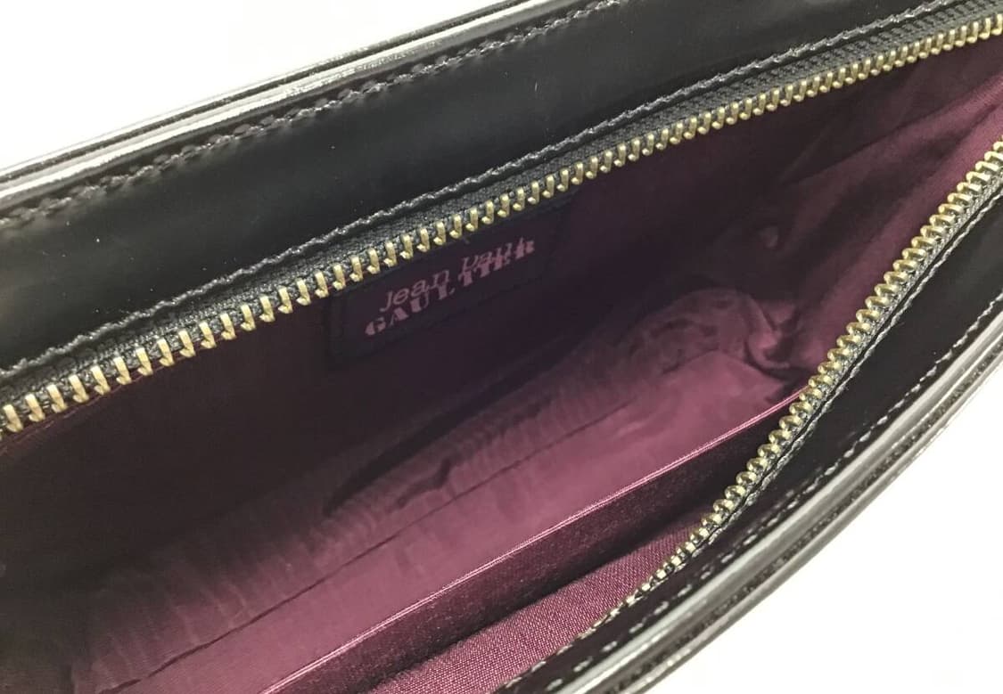 장폴고티에 뉴로즈 엠보싱 숄더백 핸드백 블랙 상품이미지6