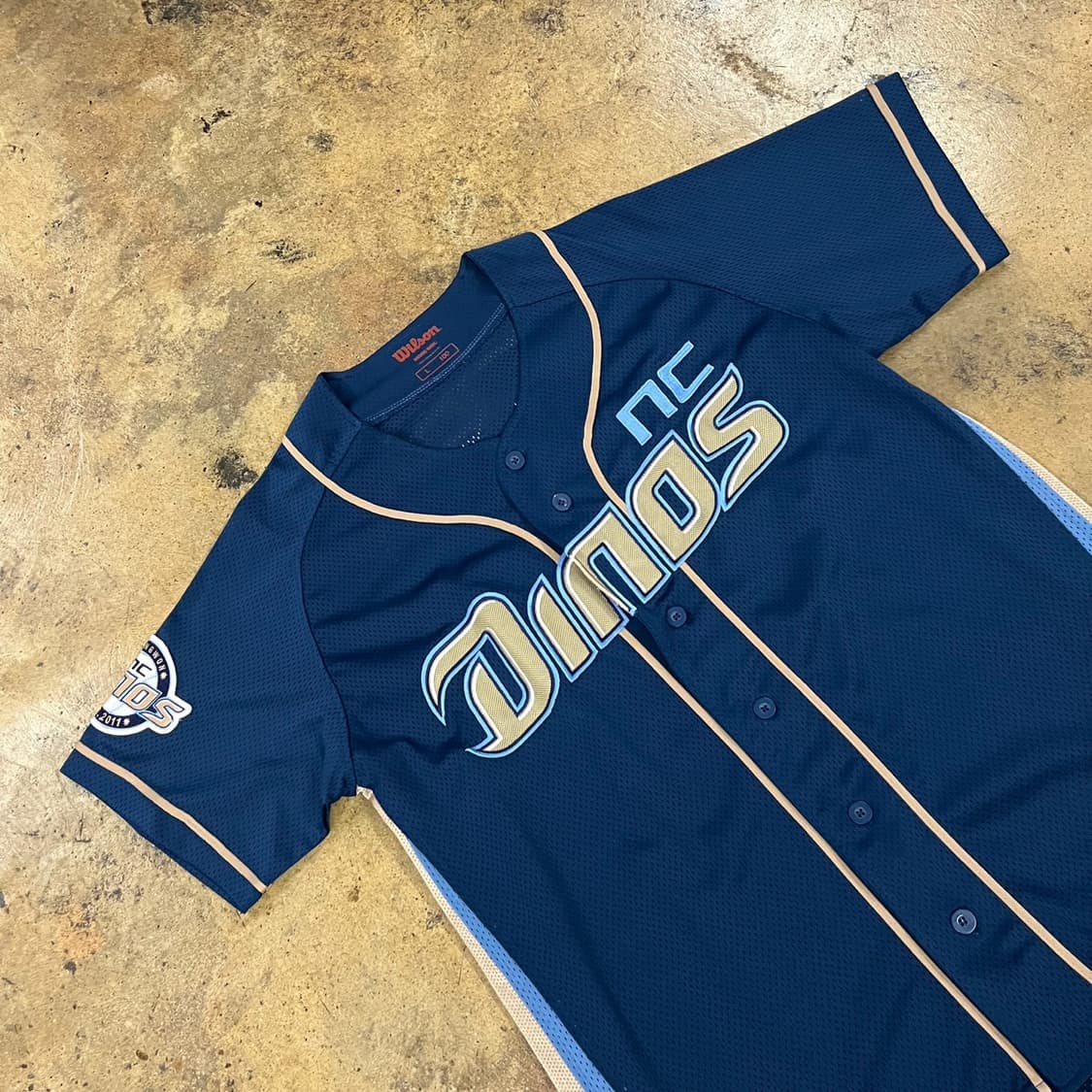[L] 윌슨 NC 다이노스 야구 유니폼 네이비 b19 상품이미지1