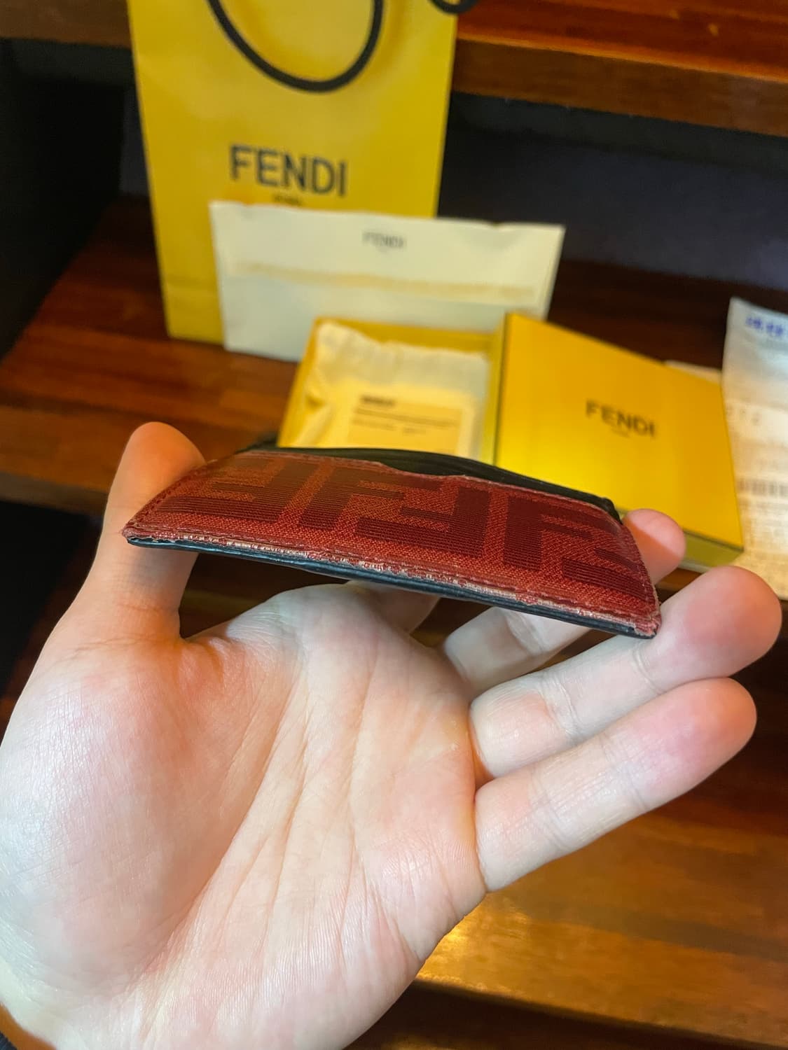 펜디 모노그램 카드지갑 풀세트 상품이미지5