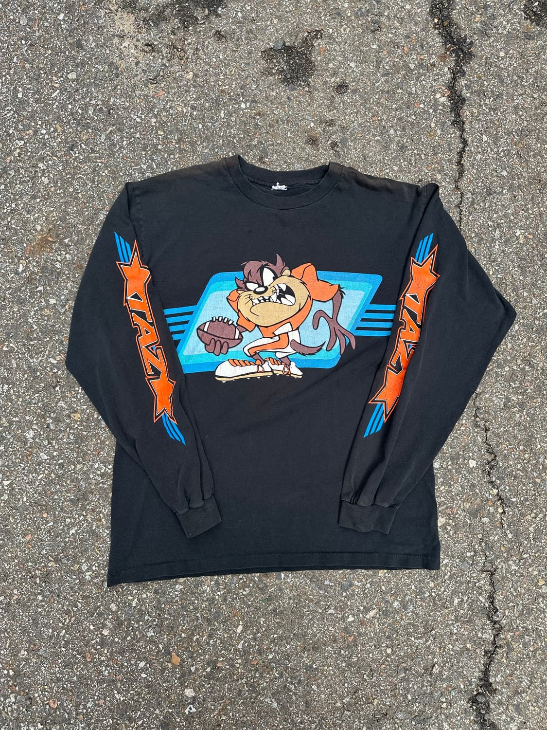 빈티지 90s 루니툰즈 테즈 롱 슬리브 티셔츠 상품이미지1