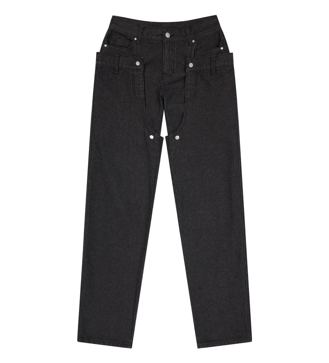 오호스 Detachable Button Denim Pants 상품이미지2